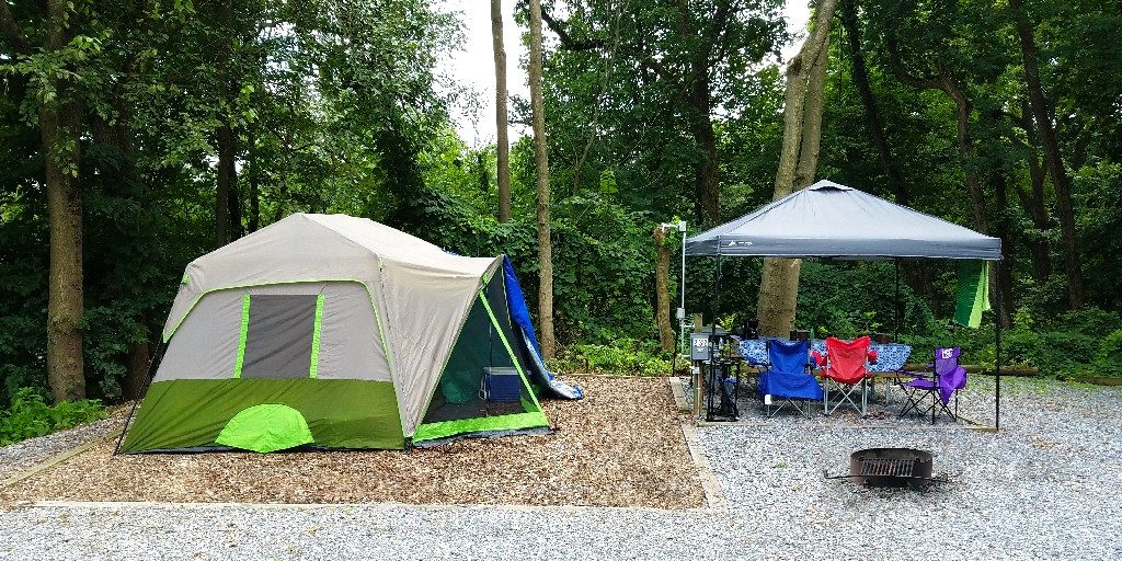 Large Tent Pad page Elizabethtown / Hershey KOA