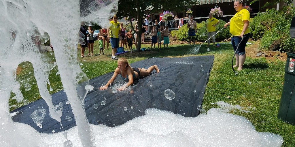 Slip ‘n Slide Foam Pit Elizabethtown / Hershey KOA